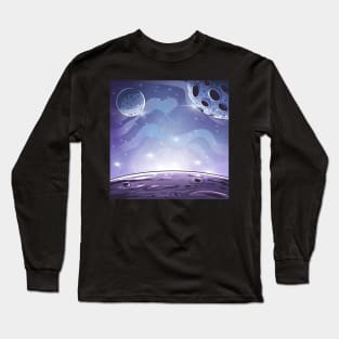 background with space Long Sleeve T-Shirt